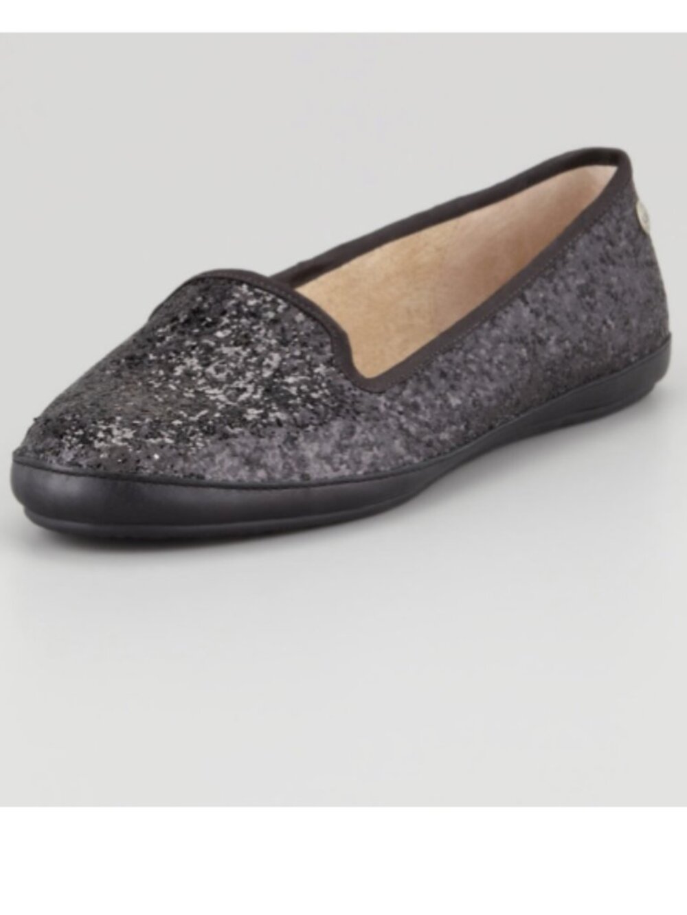 Ugg Glitter Flats Silver size 8